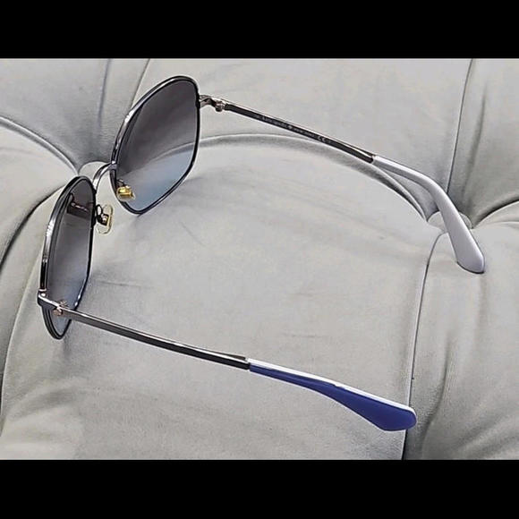 Kate Spade CARLISA/S Women Sunglasses XL Metal Gunmetal Blue main image 5
